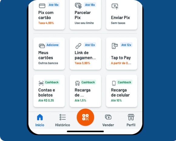 Tela do app RecargaPay com pagamento da conta de água
