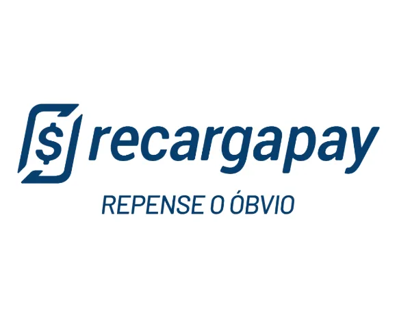Logo Recargapay com tagline