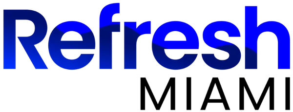 Logotipo do Refresh Miami.